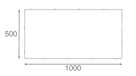 Płyta tarasowa-MF 500×1000 Drewbet-wymiary